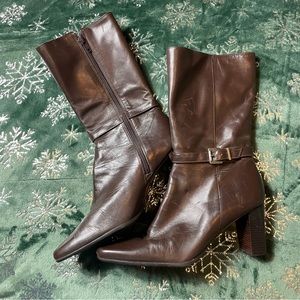 Michelle D Leather Boots